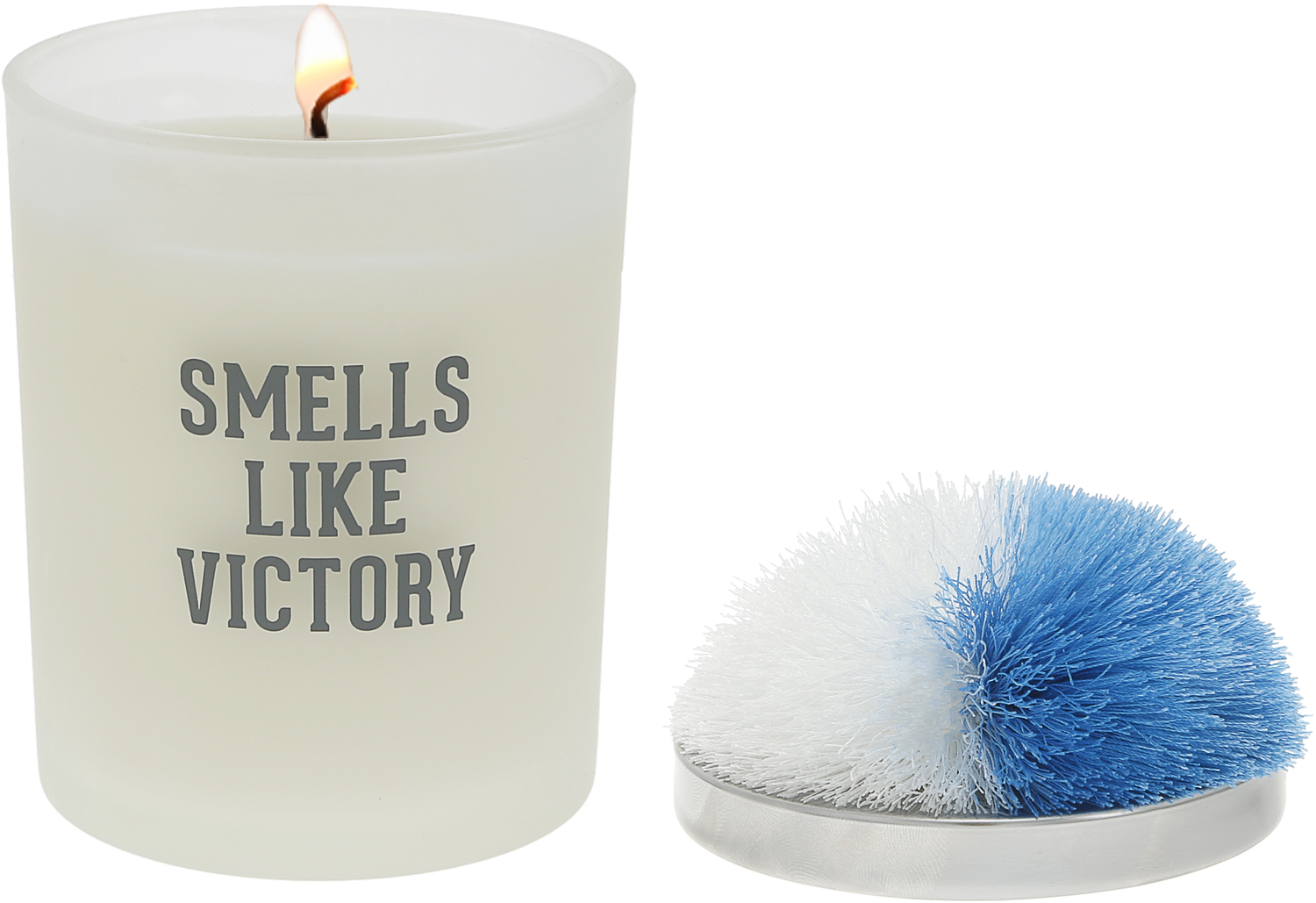 Victory - Light Blue & White by Repre-Scent - Victory - Light Blue & White - 5.5 oz - 100% Soy Wax Candle with Pom Pom Lid
Scent: Tranquility