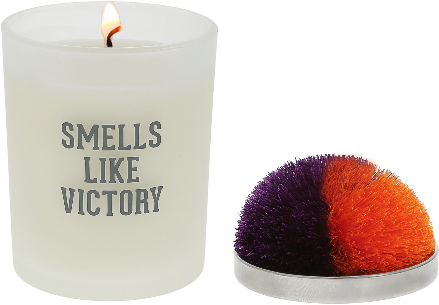 Victory - Purple & Orange by Repre-Scent - Victory - Purple & Orange - 5.5 oz - 100% Soy Wax Candle with Pom Pom Lid
Scent: Tranquility