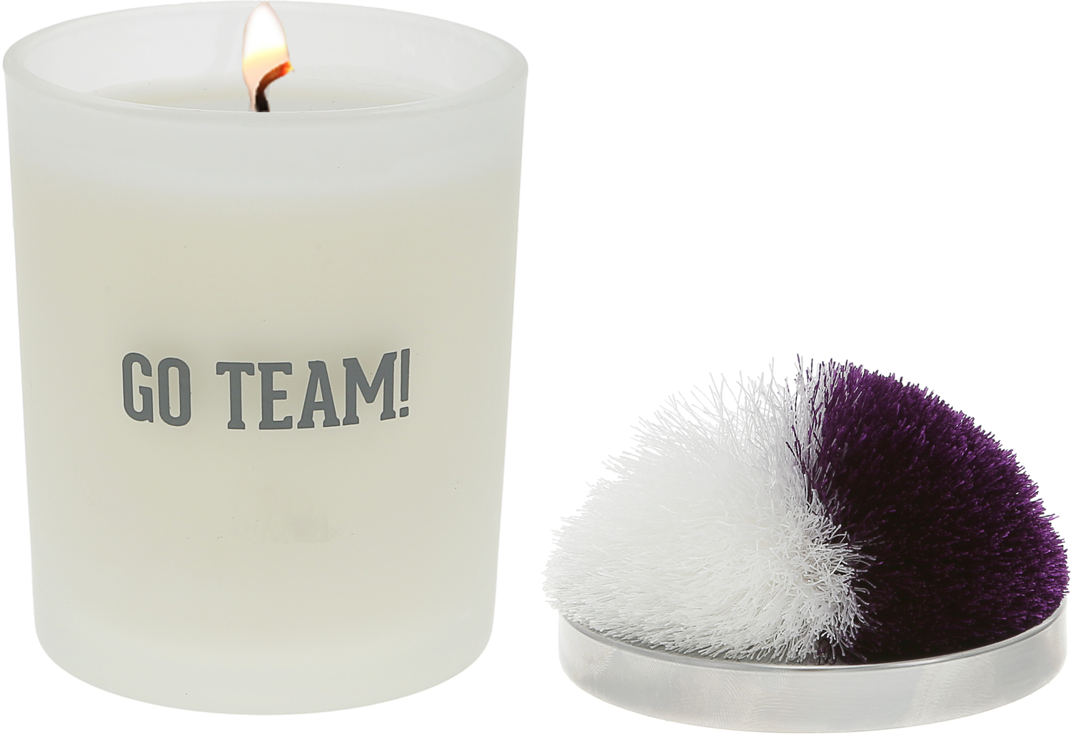 Go Team! - Purple & White by Repre-Scent - Go Team! - Purple & White - 5.5 oz - 100% Soy Wax Candle with Pom Pom Lid
Scent: Tranquility