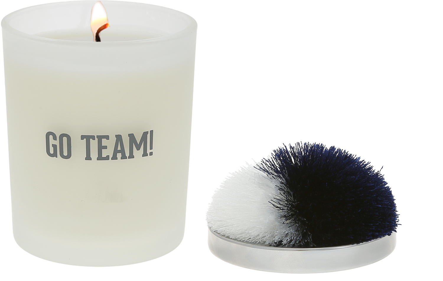 Go Team! - Navy & White by Repre-Scent - Go Team! - Navy & White - 5.5 oz - 100% Soy Wax Candle with Pom Pom Lid
Scent: Tranquility