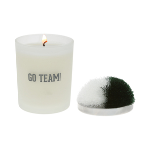 Go Team! - Green & White by Repre-Scent - 5.5 oz - 100% Soy Wax Candle with Pom Pom Lid
Scent: Tranquility