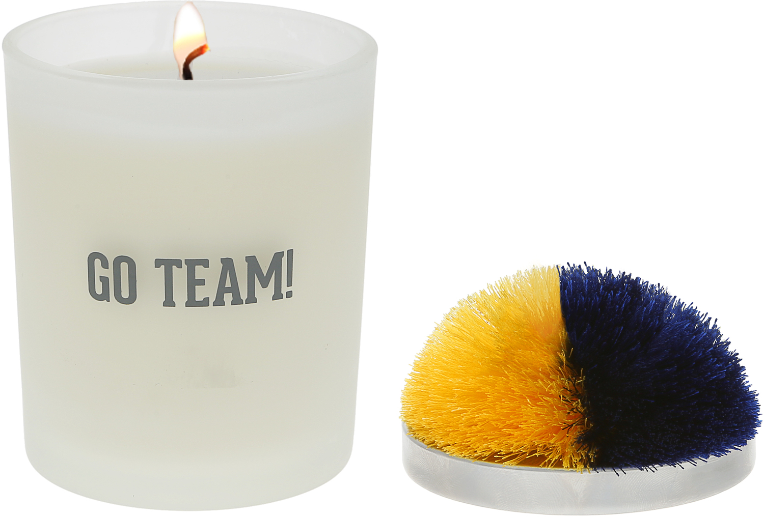 Go Team! - Blue & Yellow by Repre-Scent - Go Team! - Blue & Yellow - 5.5 oz - 100% Soy Wax Candle with Pom Pom Lid
Scent: Tranquility