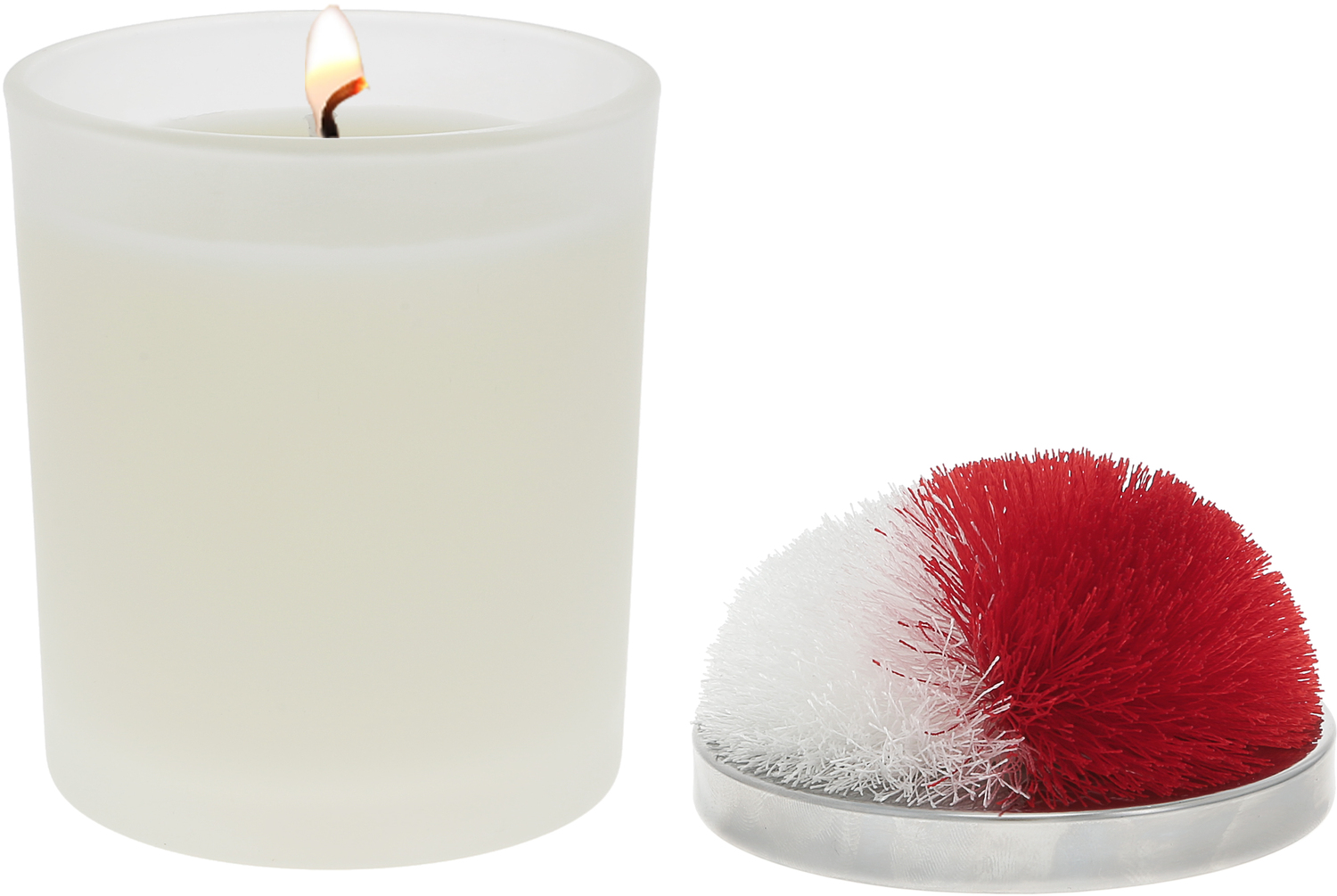 Blank - Red & White by Repre-Scent - Blank - Red & White - 5.5 oz - 100% Soy Wax Candle with Pom Pom Lid
Scent: Tranquility