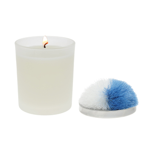 Blank - Light Blue & White by Repre-Scent - 5.5 oz - 100% Soy Wax Candle with Pom Pom Lid
Scent: Tranquility