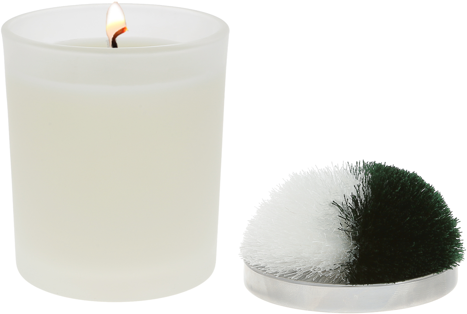 Blank - Green & White by Repre-Scent - Blank - Green & White - 5.5 oz - 100% Soy Wax Candle with Pom Pom Lid
Scent: Tranquility