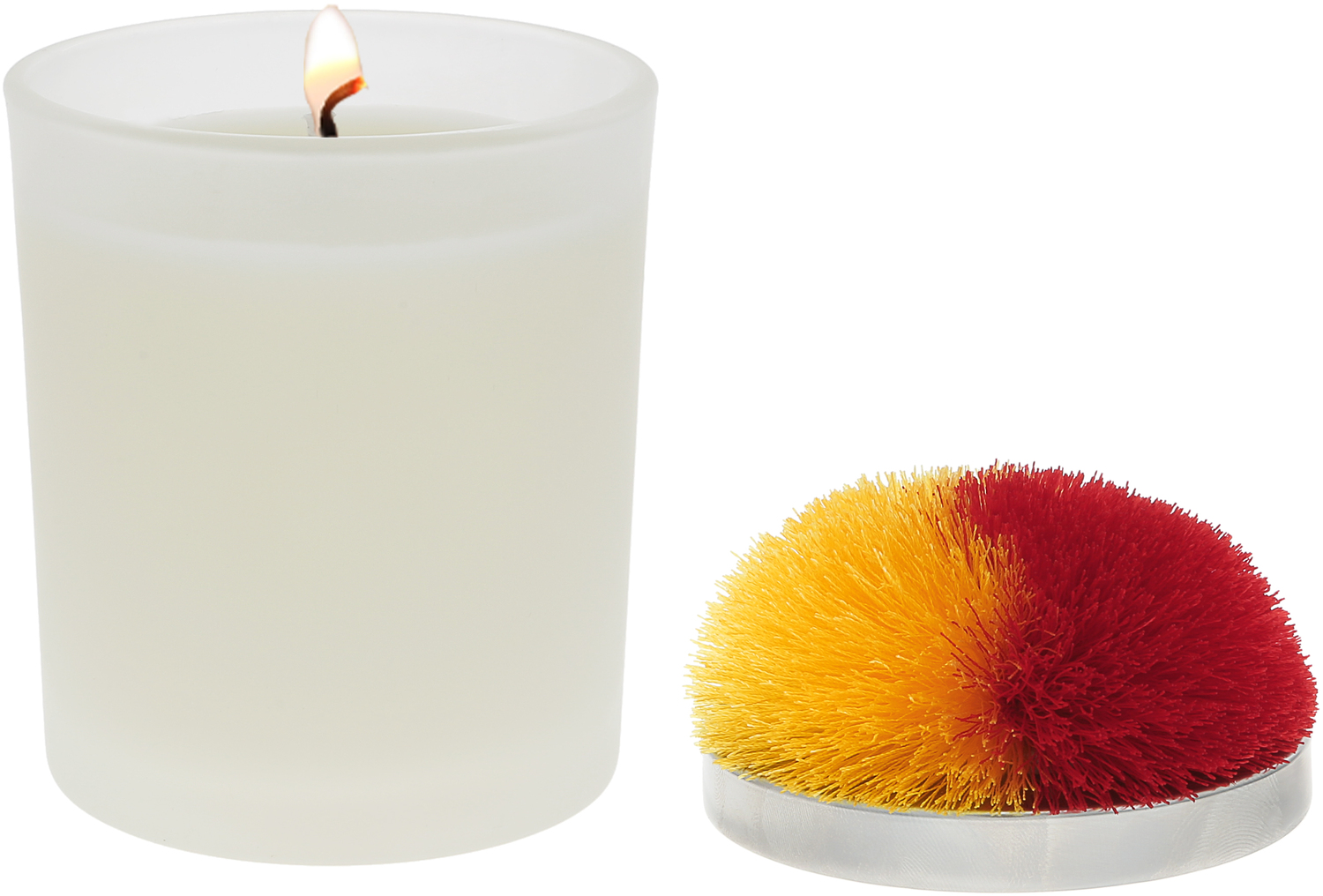 Blank - Red & Yellow by Repre-Scent - Blank - Red & Yellow - 5.5 oz - 100% Soy Wax Candle with Pom Pom Lid
Scent: Tranquility