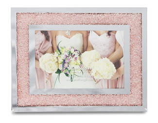 Pink Crystal  by Glorious Occasions - 9.25"x7.25" Frame (Holds 6"x4" Photo)