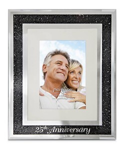 25th Anniversary by Glorious Occasions - 9" x 11" Frame (Holds 4" x 6" Photo)