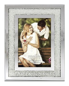 Our Engagement by Glorious Occasions - 7" x 9" Frame (Holds 4" x 6" Photo)