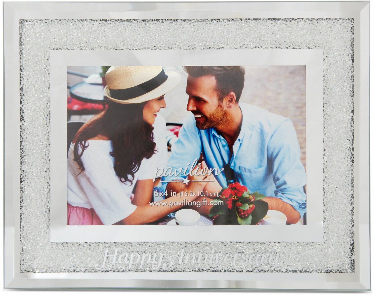 Happy Anniversary by Glorious Occasions - Happy Anniversary - 7.25"x 9.25" Frame (Holds 6"x 4" Photo)