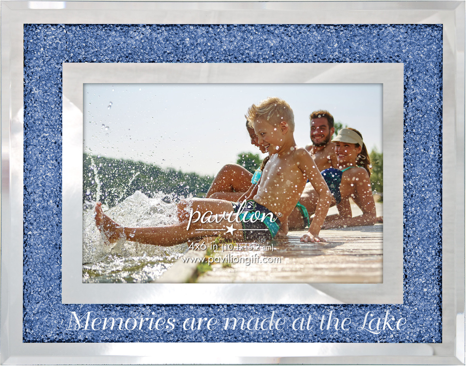 At The Lake by Glorious Occasions - At The Lake - 7.25" x 9.25" Frame (Holds  4" x 6" Photo)