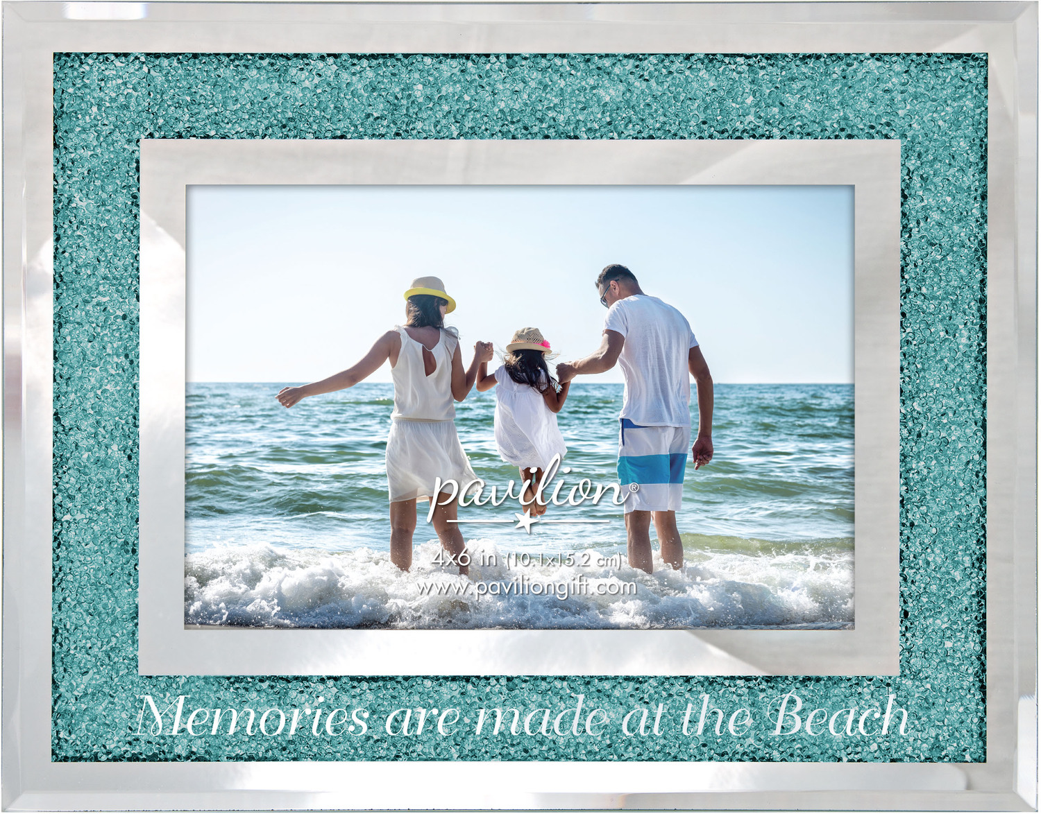 At The Beach by Glorious Occasions - At The Beach - 7.25" x 9.25" Frame (Holds  4" x 6" Photo)