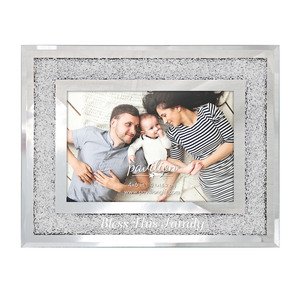 Bless This Family by Glorious Occasions - 7.25” x 9.25” Frame (Holds  4” x 6” Photo)