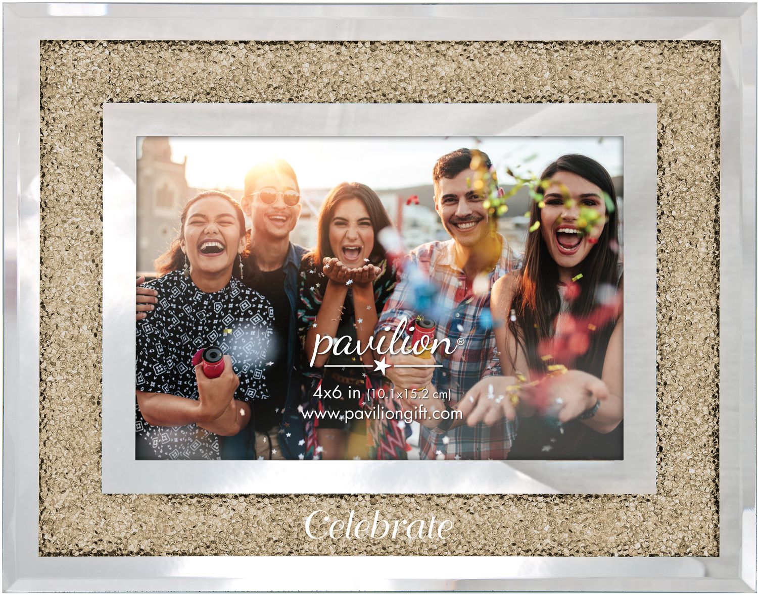 Celebrate by Glorious Occasions - Celebrate - 7.25" x 9.25" Frame (Holds  4" x 6" Photo)