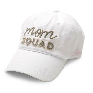 Mom Squad by Mom Life - White Adjustable Hat