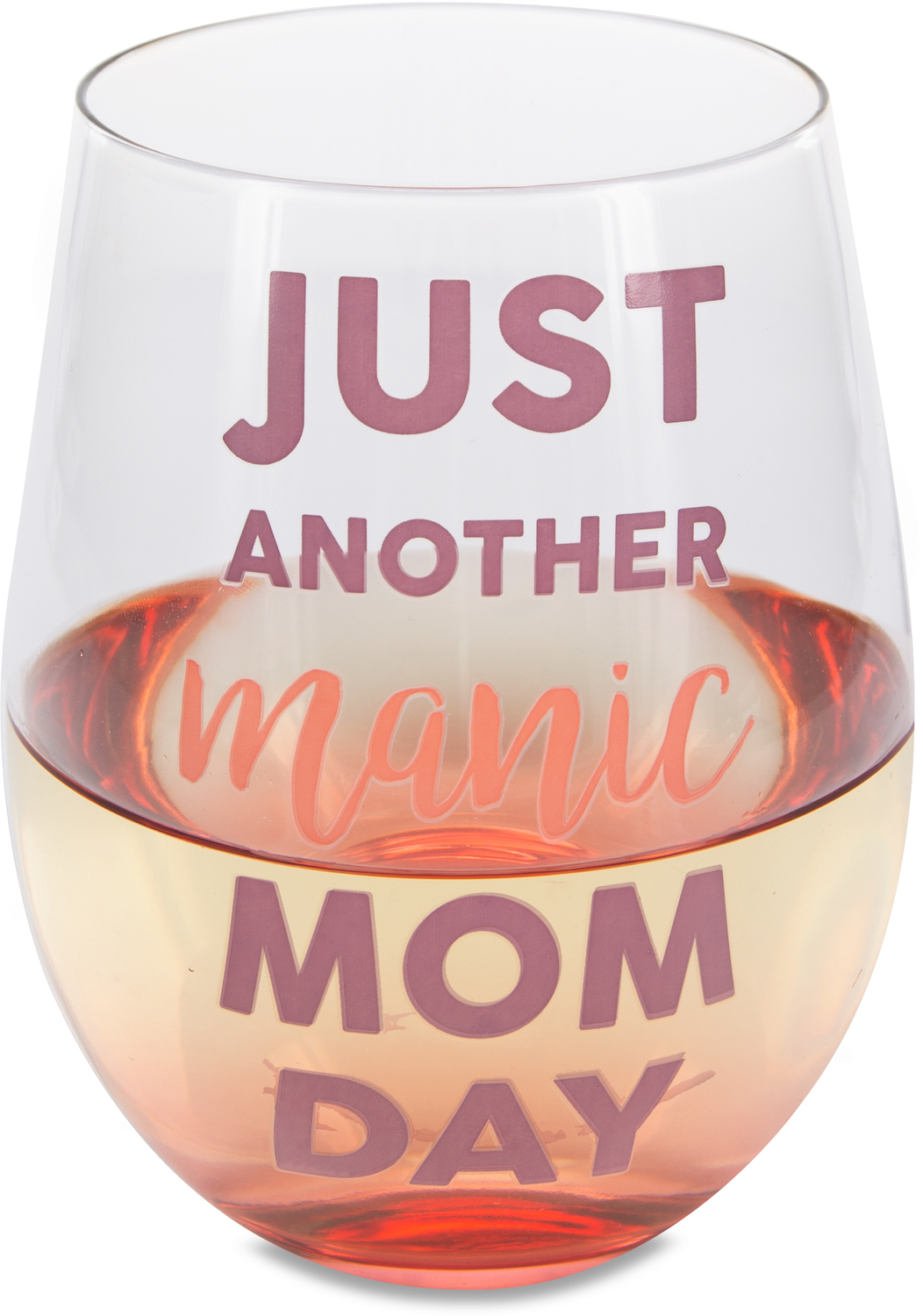 mom life wine glass
