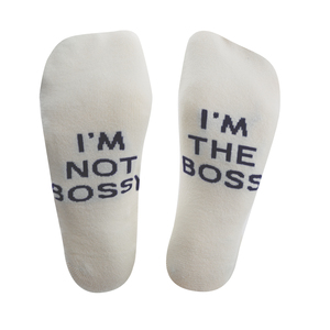 The Boss by Mom Life - Ladies Cotton Blend Sock