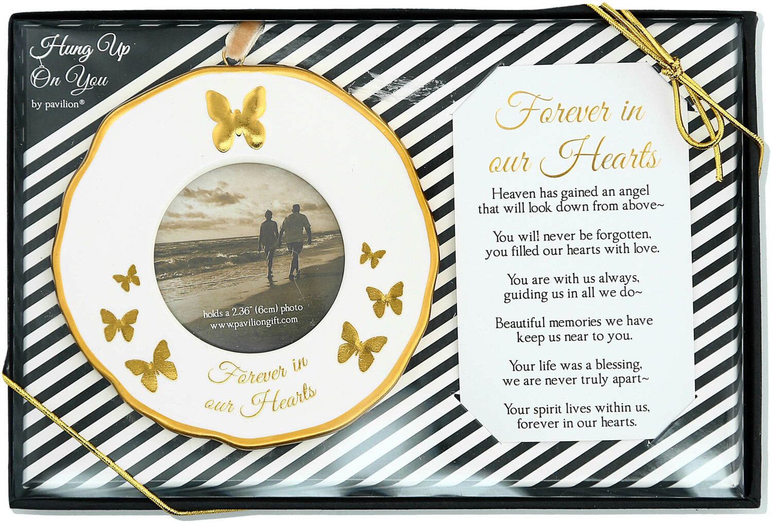 Forever in our Hearts by Hung Up on You - Forever in our Hearts - 4" Photo Frame Ornament
