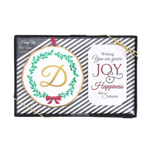 D by Hung Up on You - 4" Monogram Ornament
