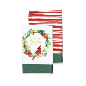 Merry Christmas by Cheers to the Holidays - Tea Towel Gift Set
(2 - 19.75" x 27.5")
