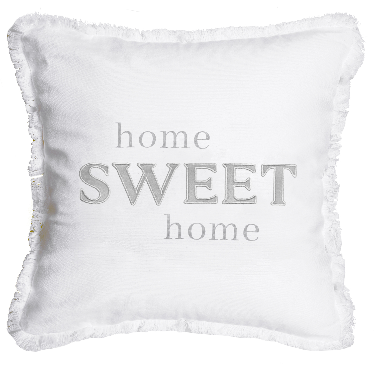 Home Sweet Home by Tossing Words Around - Home Sweet Home - 18" Throw Pillow Cover