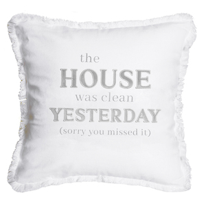 Yesterday by Tossing Words Around - 18" Throw Pillow Cover