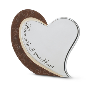 Love with all your Heart by LAYLA - 4.75"x4.25"Self Stand Plaque