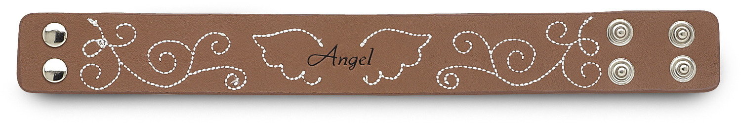 Angel by LAYLA - Angel - 8.75" Leather Bracelet