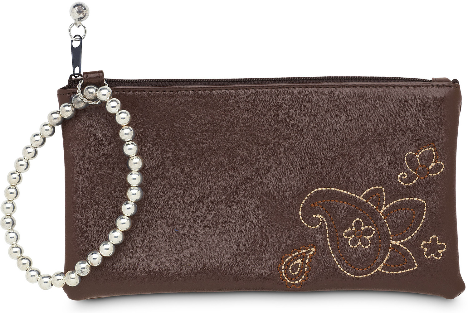 Brown Paisley by LAYLA - Brown Paisley - 7" x 4" Wristlet