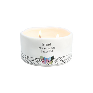 Friend by Celebrating You - 8 oz - 100% Soy Wax Candle Scent: Tranquility