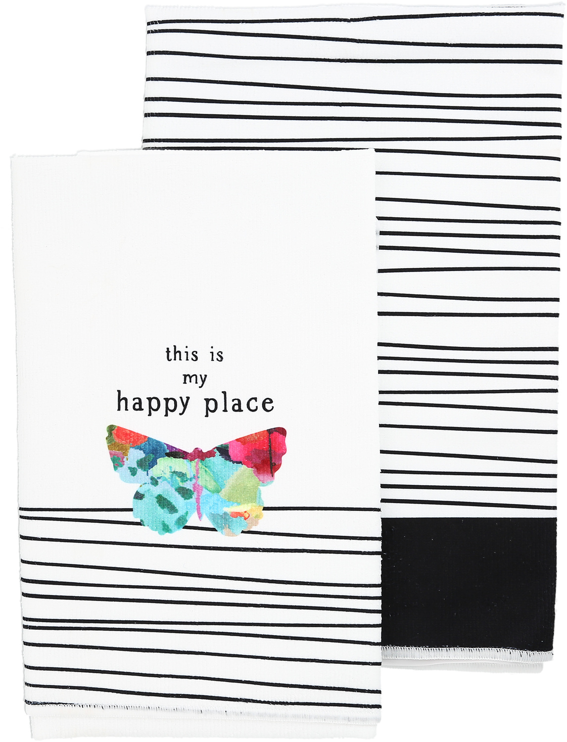 Happy Place by Celebrating You - Happy Place - Tea Towel Gift Set
(2 - 19.75" x 27.5")