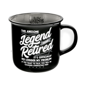 Retired by Legends of this World - 13 oz Mug