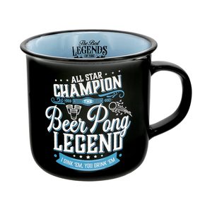 Beer Pong by Legends of this World - 13 oz Mug