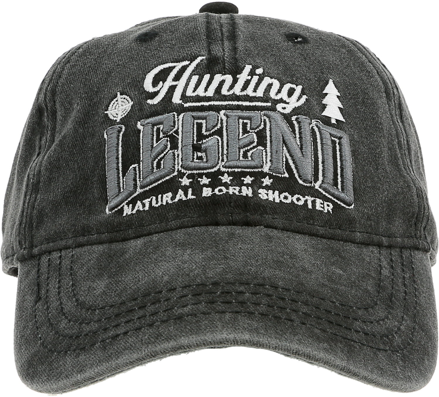 Hunting by Legends of this World - Hunting - Black Washed Cotton Twill Hat