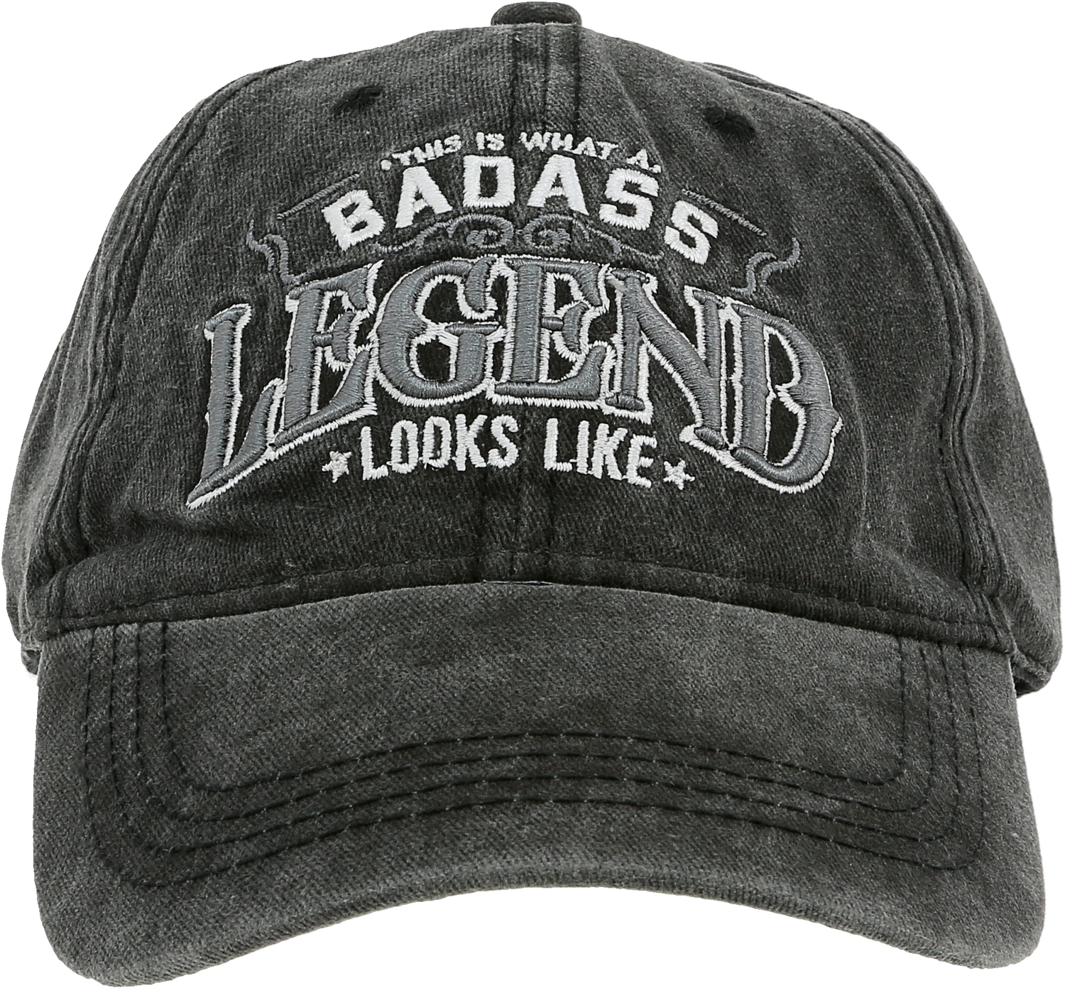 Badass by Legends of this World - Badass - Black Washed Cotton Twill Hat