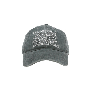 Retired by Legends of this World - Dark Gray Washed Cotton Twill Hat