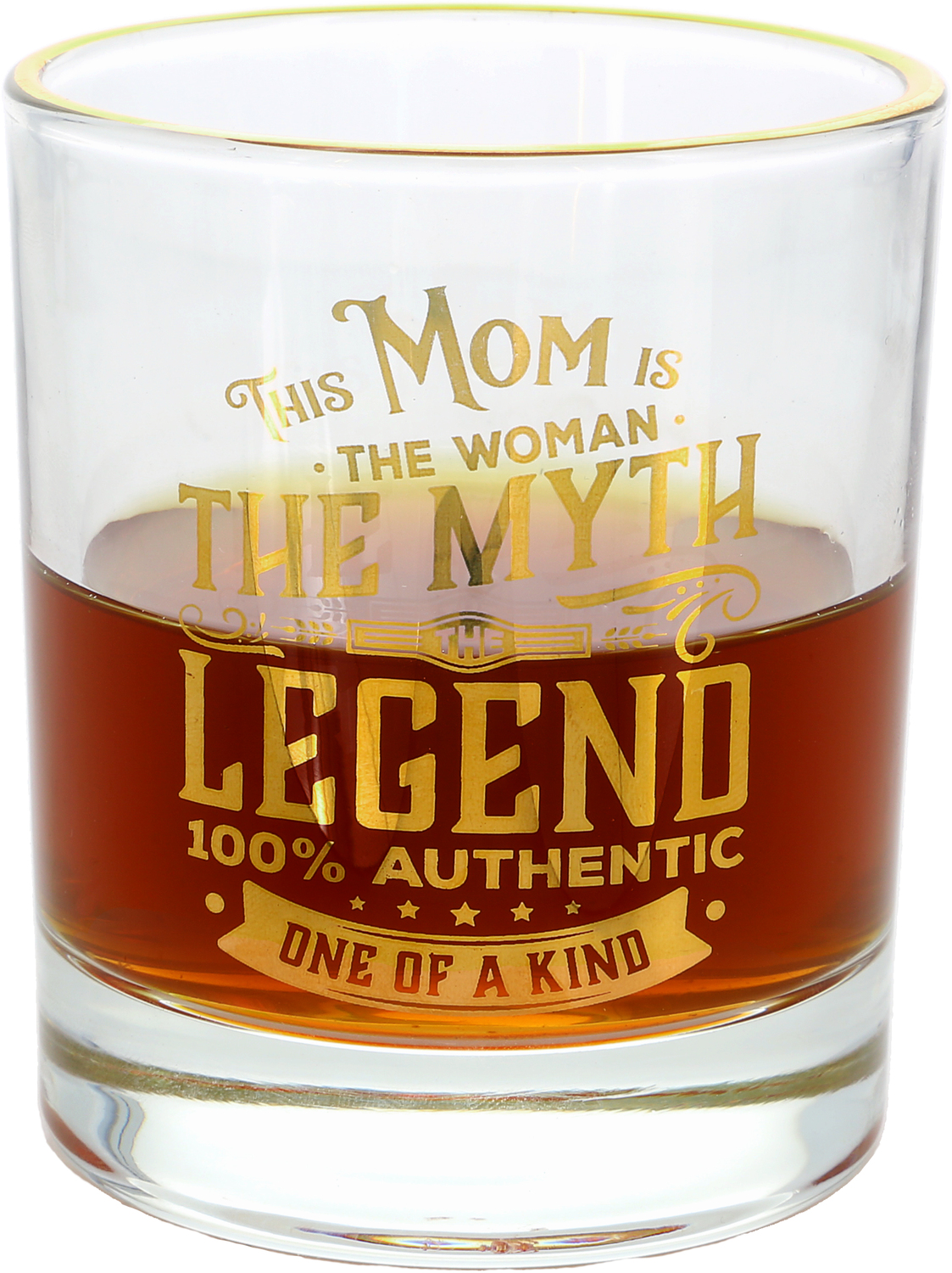 Mom by Legends of this World - Mom - 8 oz Rocks Glass