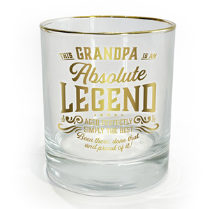 Grandpa by Legends of this World - 8 oz Rocks Glass