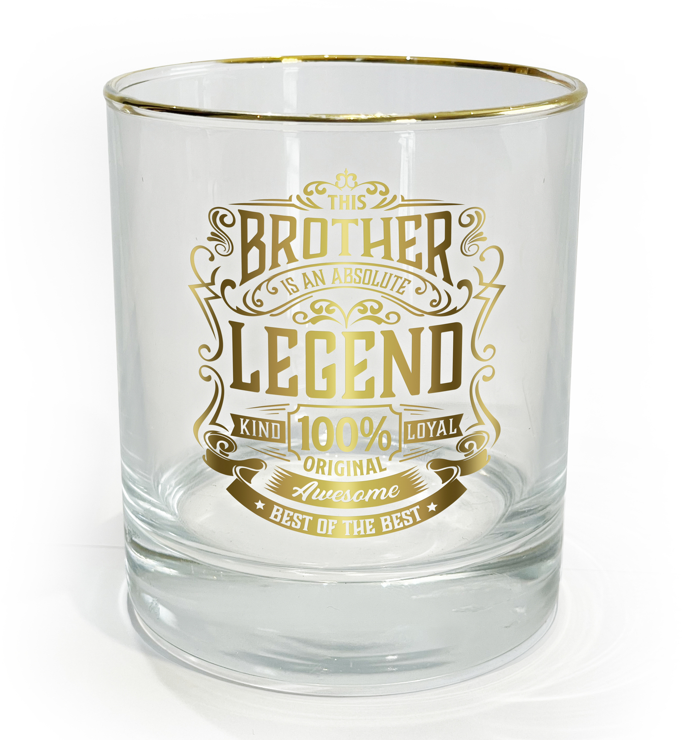 Brother by Legends of this World - Brother - 8 oz Rocks Glass