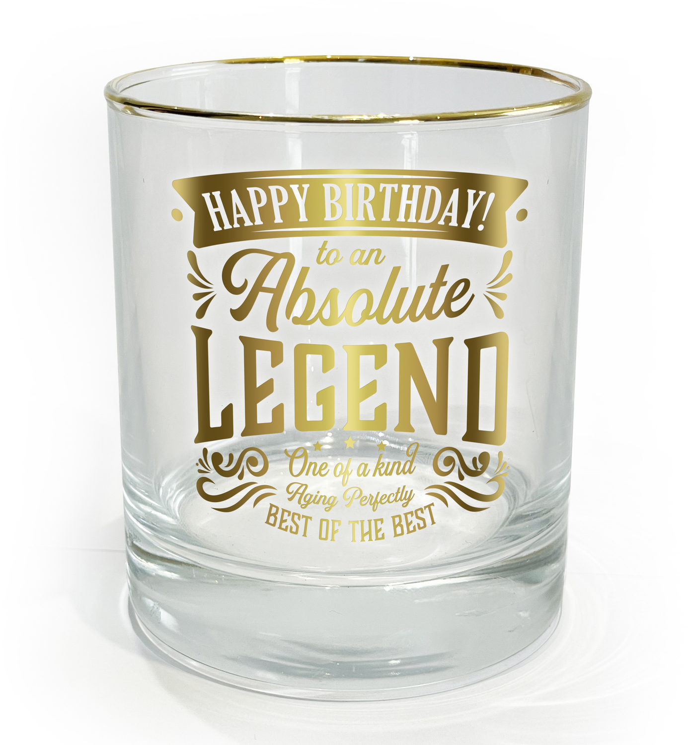 Birthday by Legends of this World - Birthday - 8 oz Rocks Glass