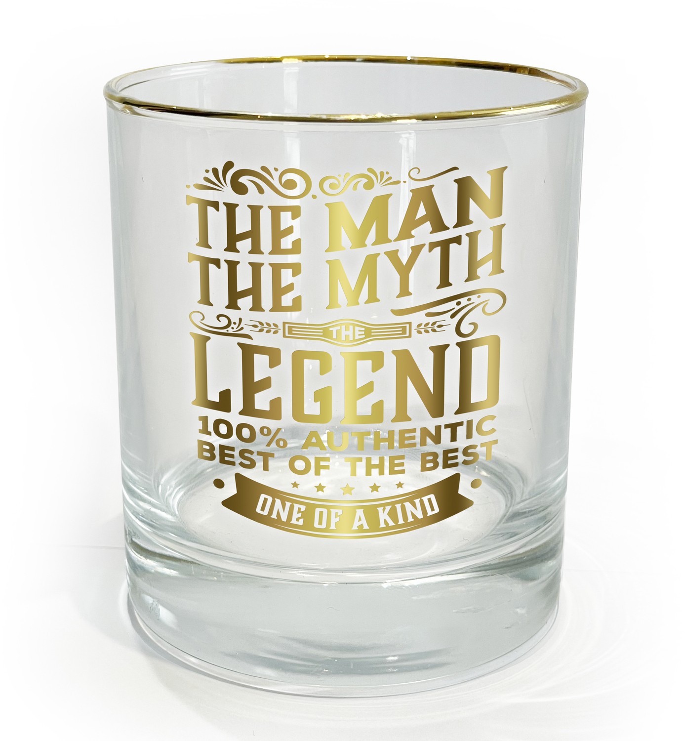 The Man by Legends of this World - The Man - 8 oz Rocks Glass