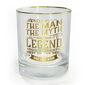 The Man by Legends of this World - 8 oz Rocks Glass