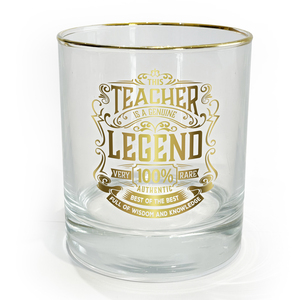 Teacher by Legends of this World - 8 oz Rocks Glass