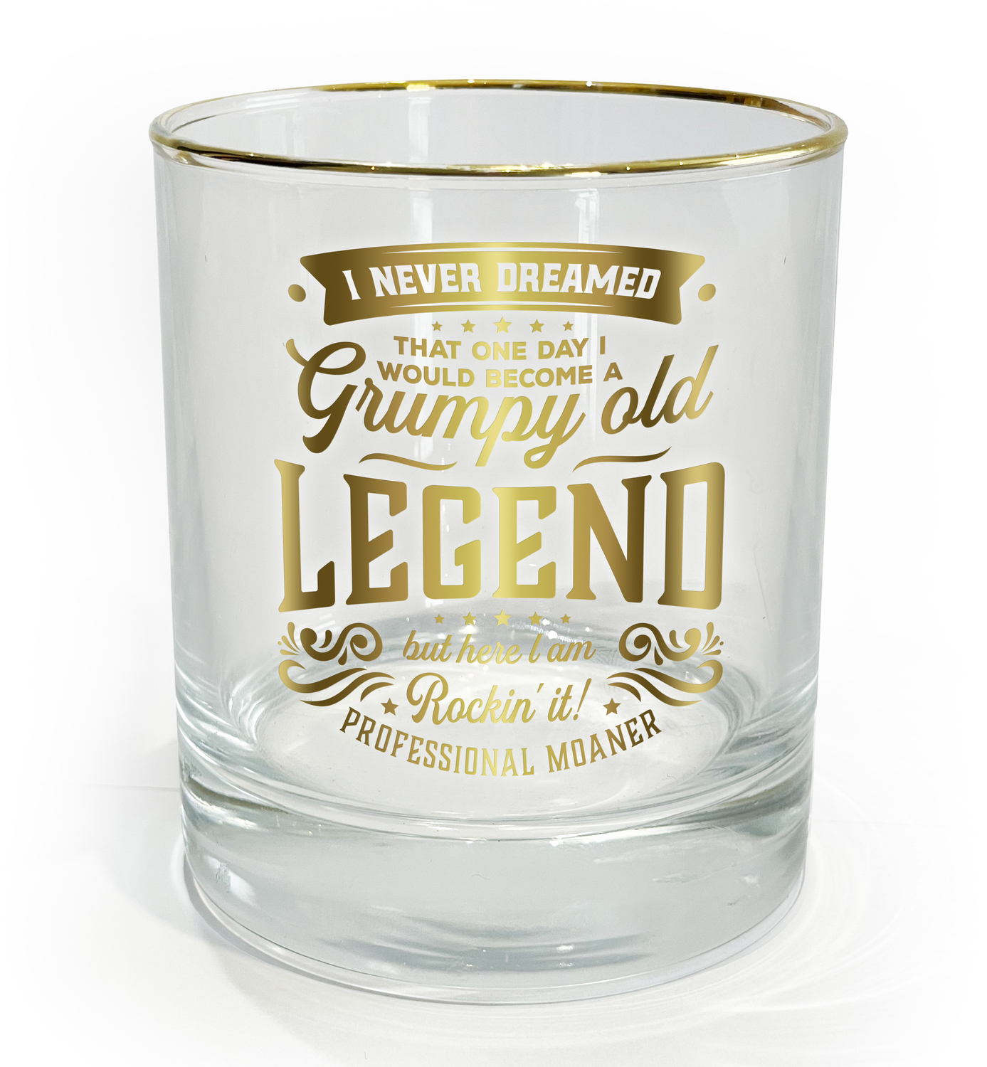 Grumpy by Legends of this World - Grumpy - 8 oz Rocks Glass