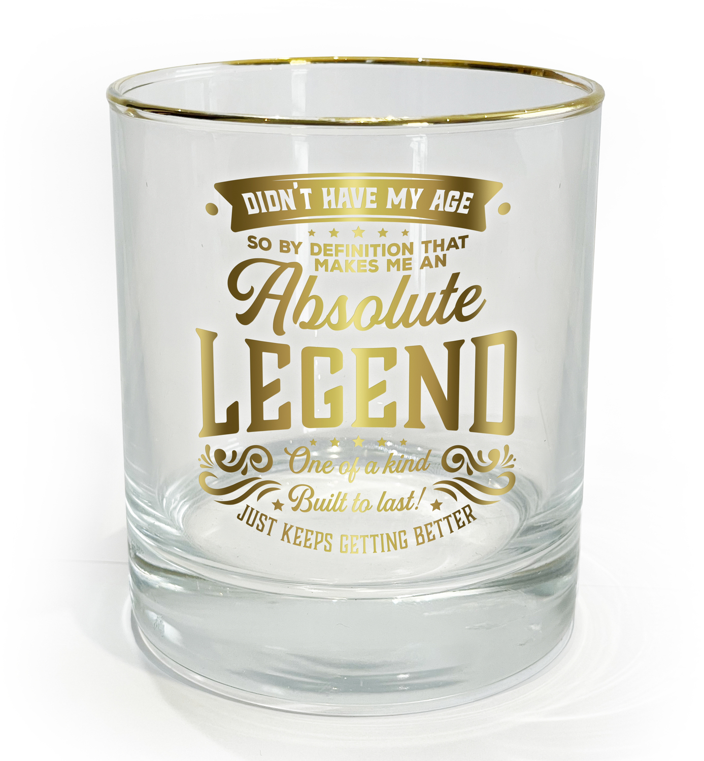 My Age by Legends of this World - My Age - 8 oz Rocks Glass