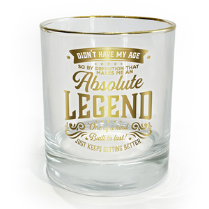 My Age by Legends of this World - 8 oz Rocks Glass