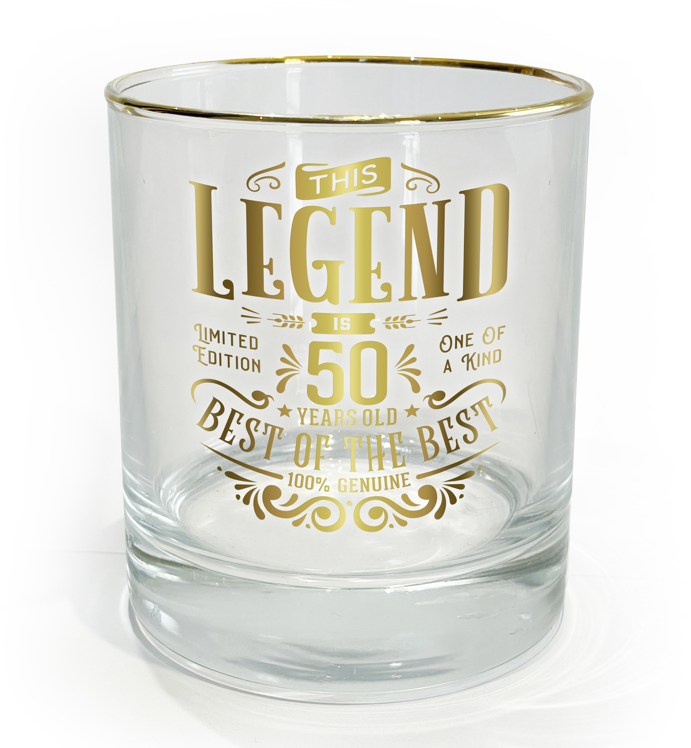 50 Years by Legends of this World - 50 Years - 8 oz Rocks Glass