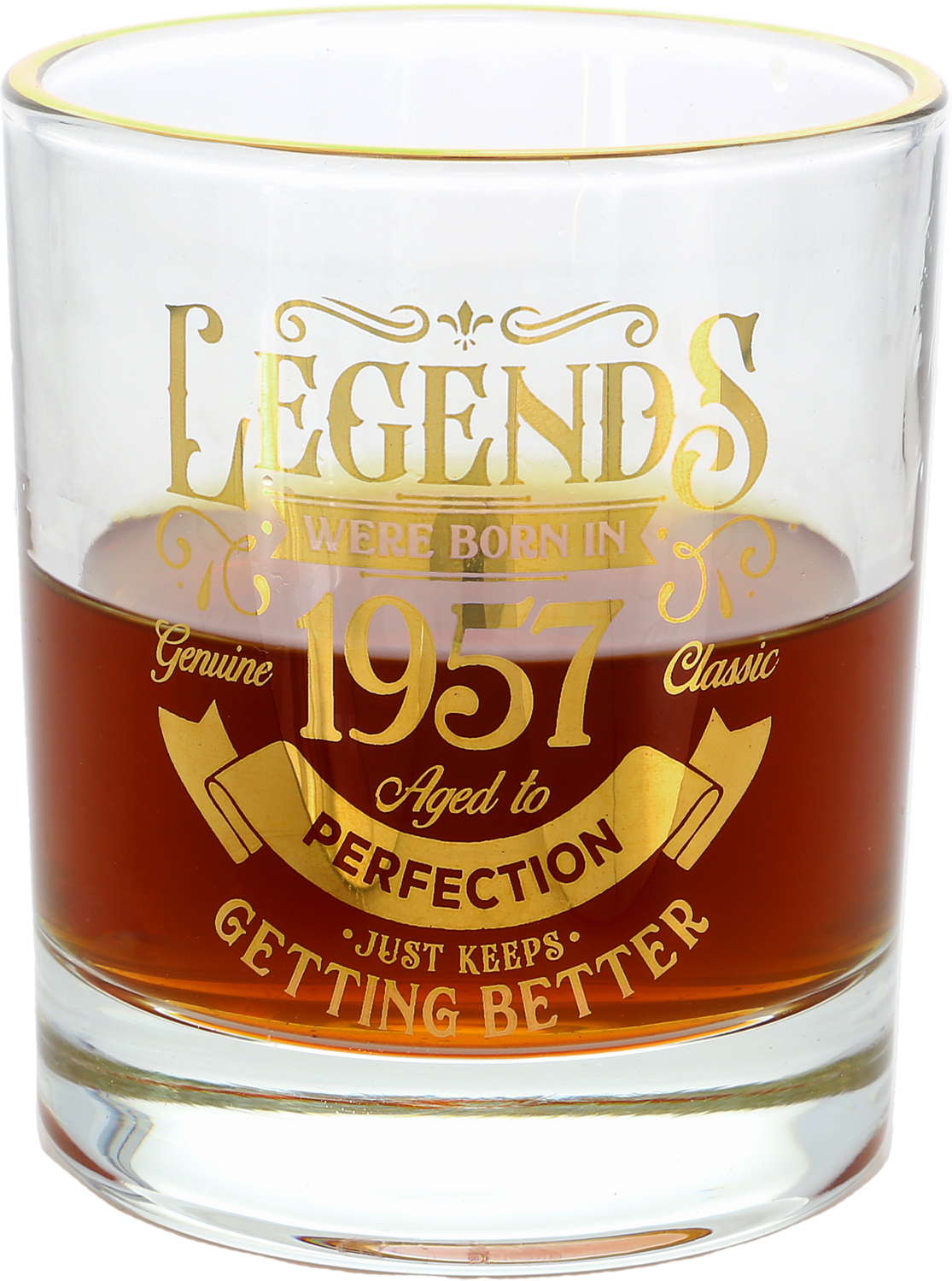 1957 by Legends of this World - 1957 - 8 oz Rocks Glass