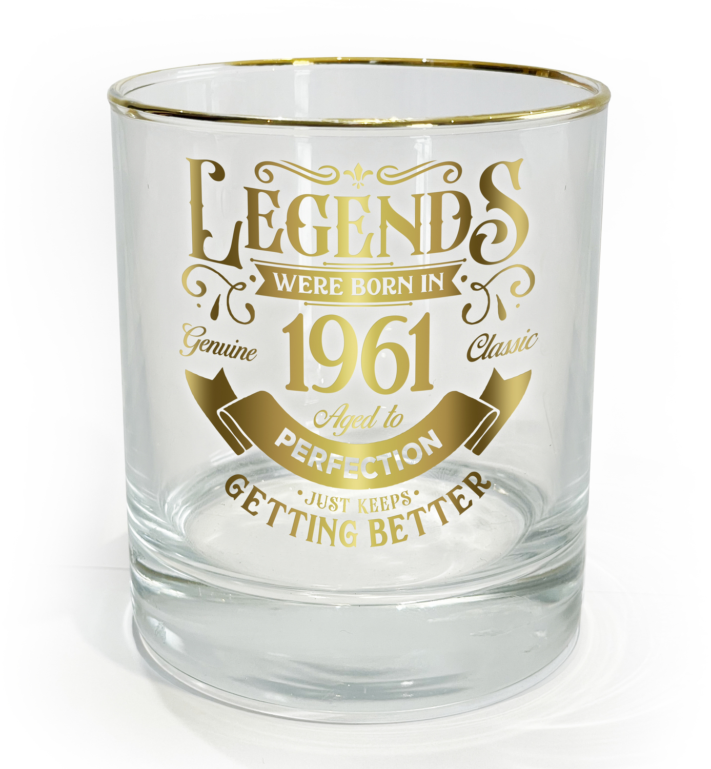 1961 by Legends of this World - 1961 - 8 oz Rocks Glass