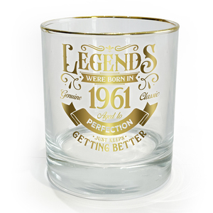 1961 by Legends of this World - 8 oz Rocks Glass